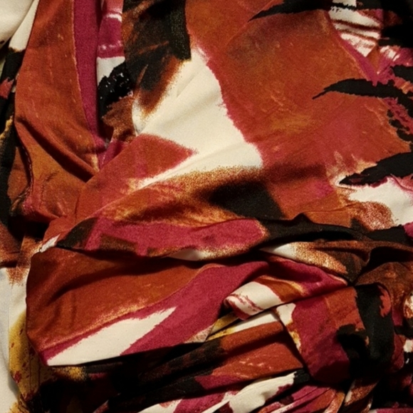 6XHP NWT Dope Vacay Berry Bell Sleeve Maxi Romper - Picture 6 of 12